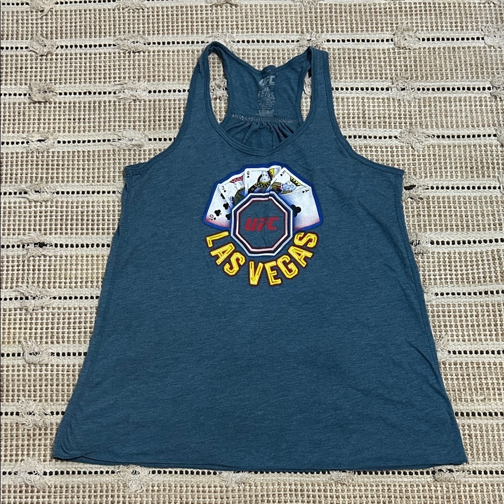 UFC Women's Teal Las Vegas Tank Top